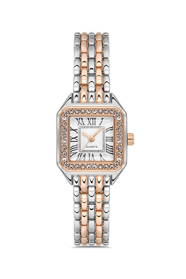 Women's Square Stone Minimal Wristwatch Tctsr008015S0522