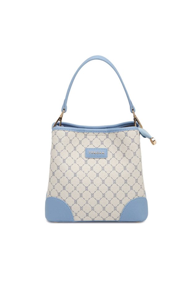 Cream Textile Women's Shoulder Bag - S26Y1Twc0710-V8N