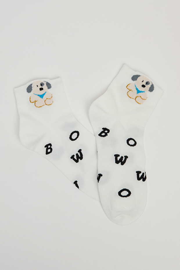 3 Pack Patterned Crew Socks - 3
