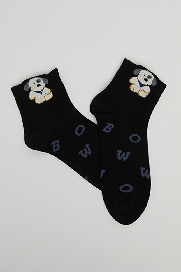 3 Pack Patterned Crew Socks - 2