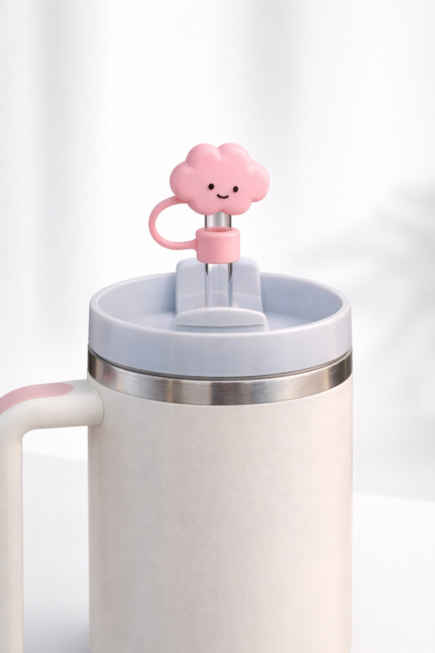 Cloud-Shaped Straw Head Compatible with All Brands and Models