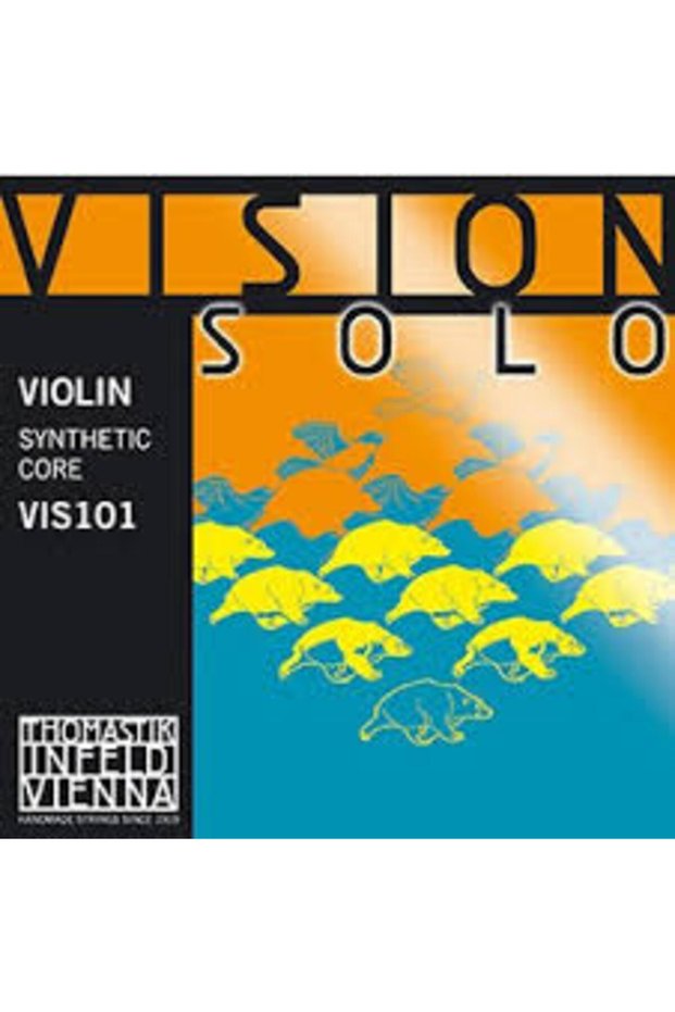 Vis101 Vision Solo D (Re) Silver Set Violin Strings |   Silver Winding D Wire, g for Solo Performances