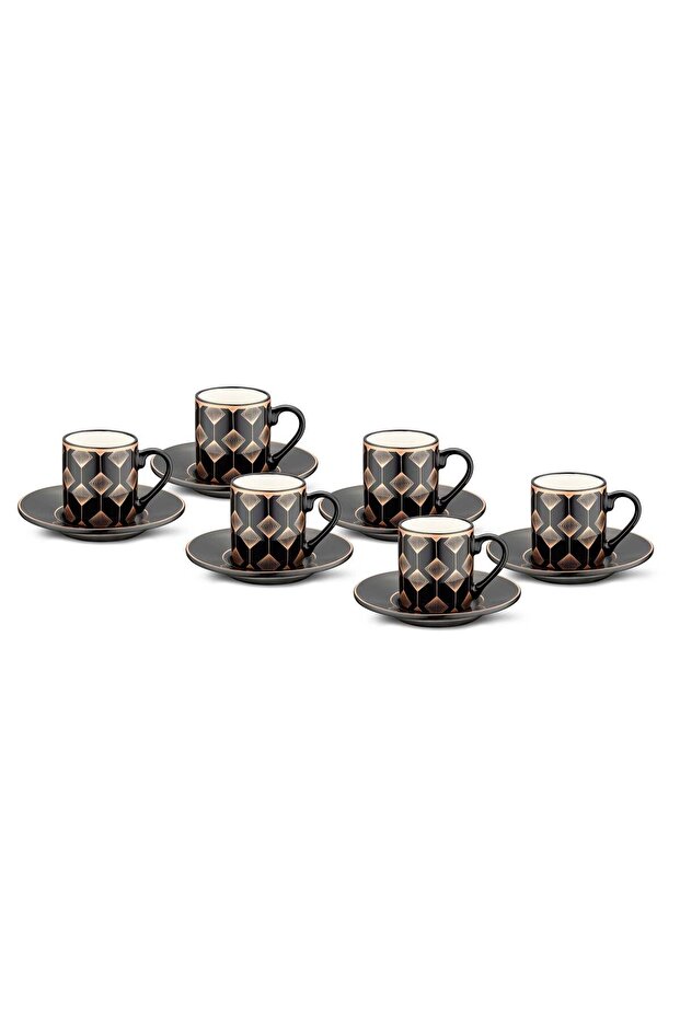 Ashen 6-Person Coffee Cup Set