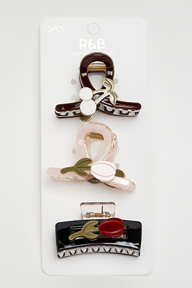 3 Pack Claw Clips - 5