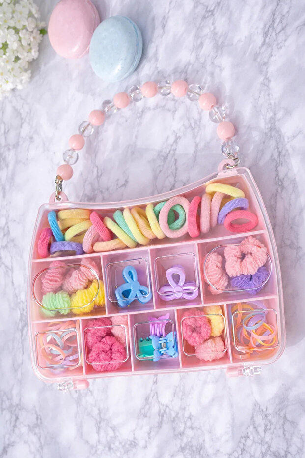 Girl's Buckle Set in Cute Bag