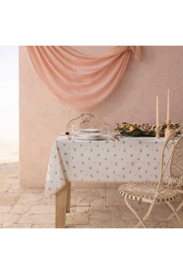 Soft Pane Dantelli Tablecloth - Ecru - 150X200 cm