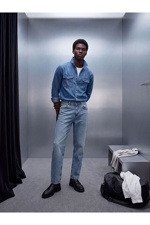 Nevavm Baggy Fit Men's Jean Pants with a Difference