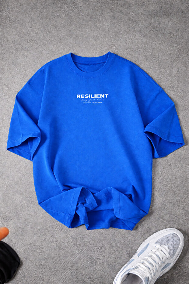Unisex Women'S/Men's Resilient Custom Printed Oversize Combed Cotton Crew Neck T-Shirt