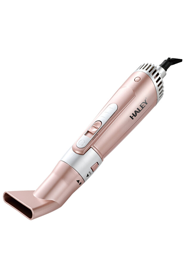 7-in-1 Electric Curling Hair Comb 800W Hot Air Styler with 3 Heat Settings