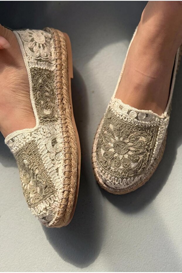 Linera Khaki Women's Espadrille Loafer
