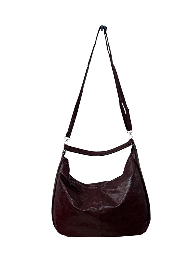 Faux Leather Women's Shoulder Bag Large Size Casual Bag