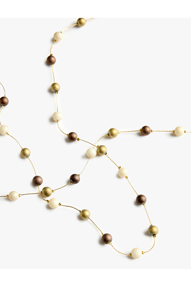 Long Multi Beaded Necklace - 2