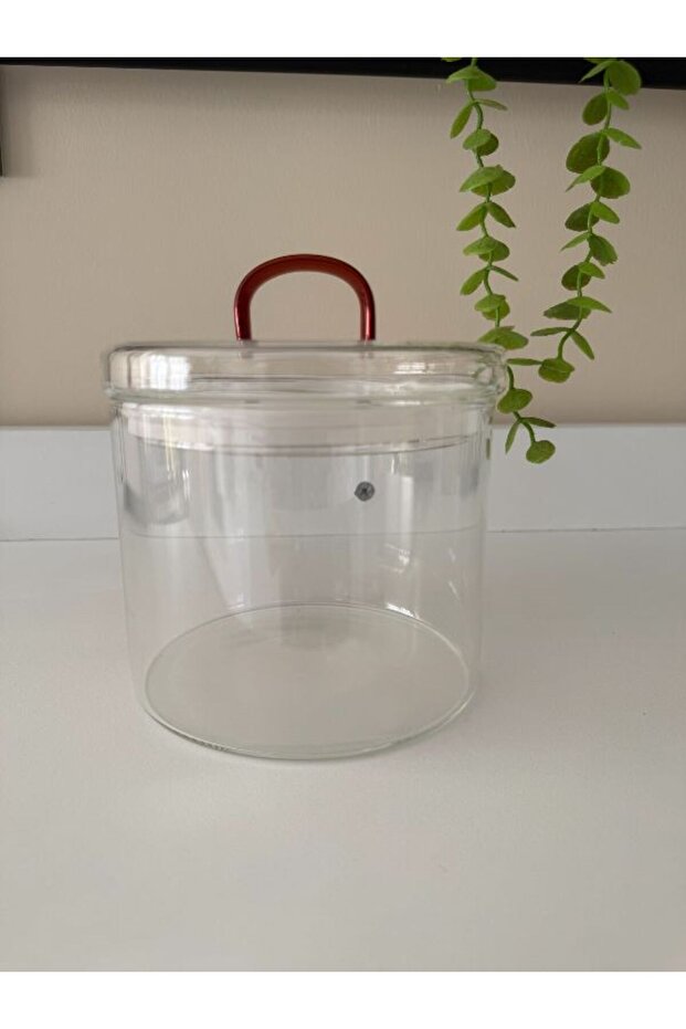 Borosilicate Glass Jar 1800 ml (Base Diameter 15, Height 19 cm)