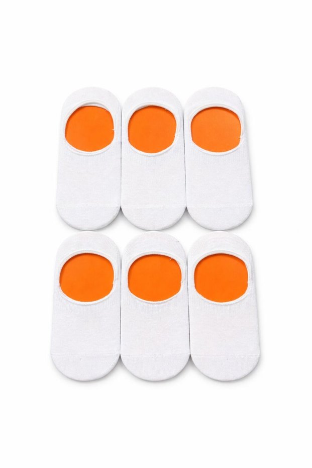 6 Pairs of No-Show Silicone Premium Children's Ballet Socks