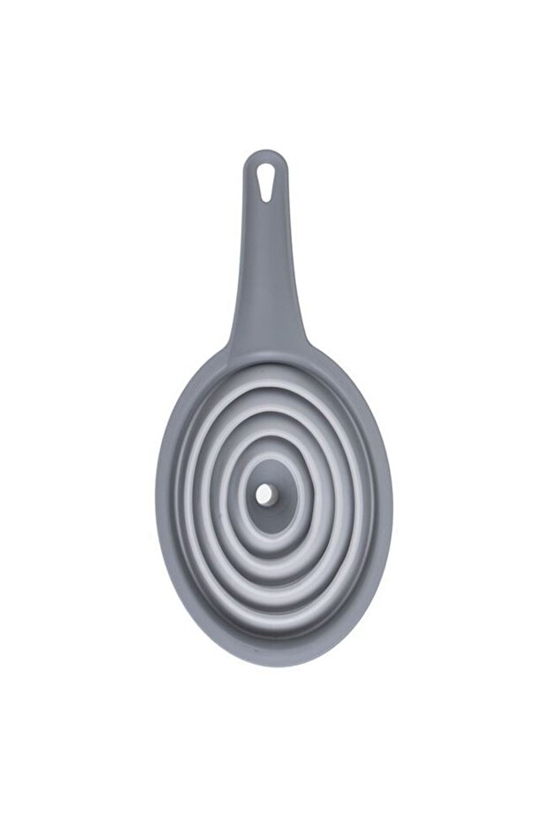 Grey Plastic Collapsible Funnel with Handle 26.5cm - 2