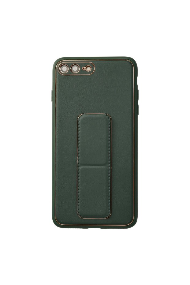 Apple iPhone 7 Plus Case Coco Leather Stand Cover - Green