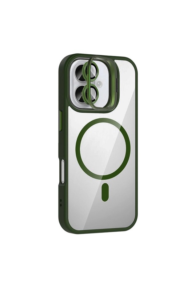 Joko Apple iPhone 17 Remim Lens Cover with Magsafe Stand - Dark Green