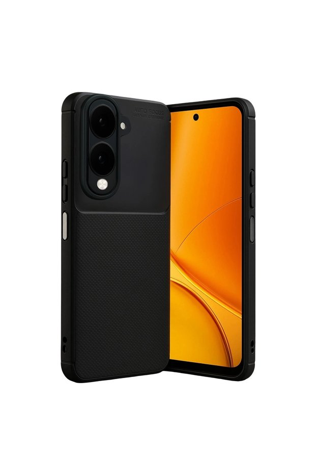 Vivo Y29S Auto Focus Carbon Cover - Black