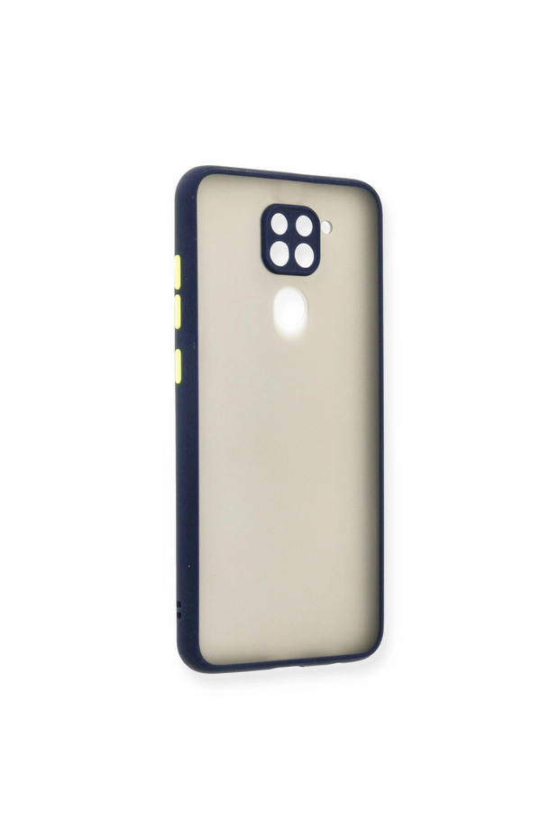 Xiaomi Redmi Note 9 Case Montreal Silicone Cover - Navy Blue