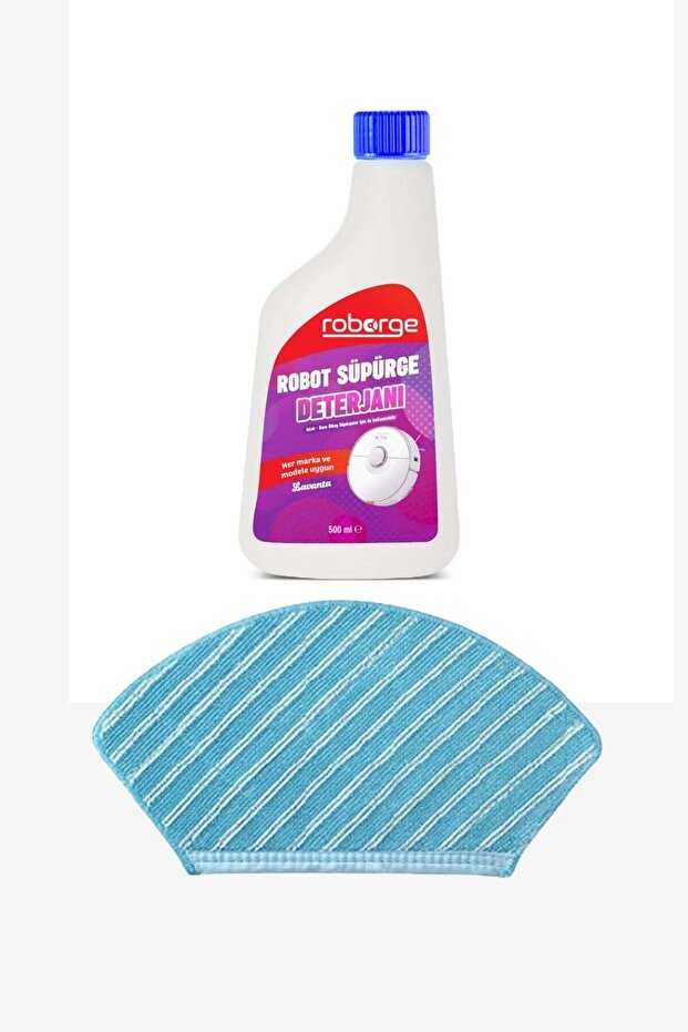 Midea M7 Robot Vacuum Cleaner Mop Cloth + Robot Vacuum Cleaner Detergent - Lavender