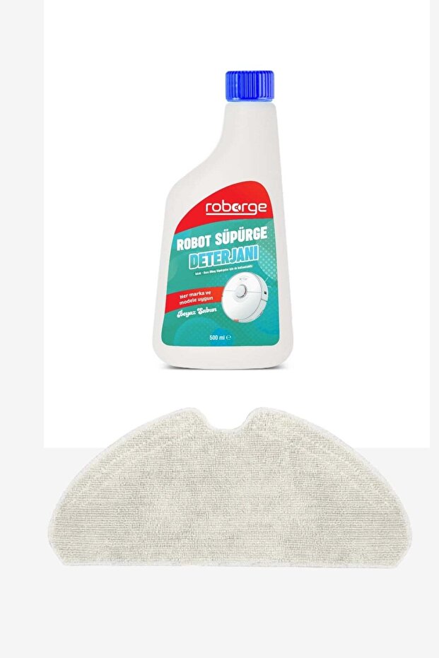 Dreame Bot D10S Robot Vacuum Cleaner Mop Cloth + Robot Vacuum Cleaner Detergent - White Soap