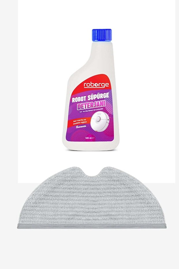 Dreame Bot D9 Max Robot Vacuum Cleaner Mop Cloth + Robot Vacuum Cleaner Detergent - Lavender