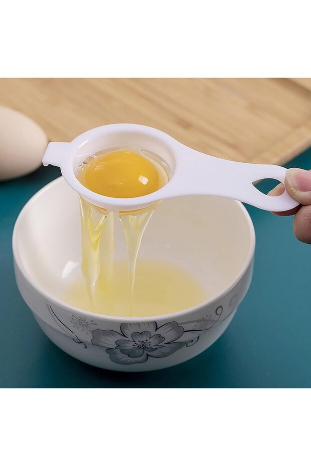 2-Piece Egg Yolk Separator,Food Grade,Kitchen Baking Gadget