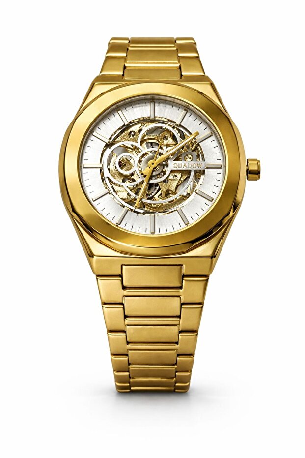 ROYAL ORBIT Automatic Skeleton Men’s Watch Stainless Steel Strap Luxury Dial Water Resistant