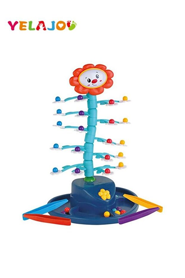 Electric Swing Sunflower Toy,Beads for Hand-Eye Coordination,Educational Gift