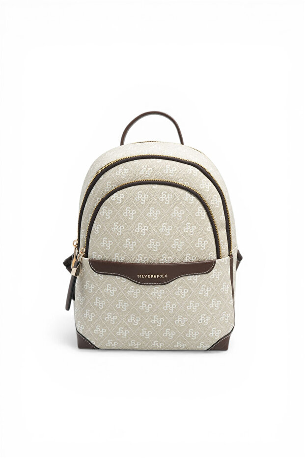 حقيبة ظهر نسائية من Stone - Brown Monogram SP1265