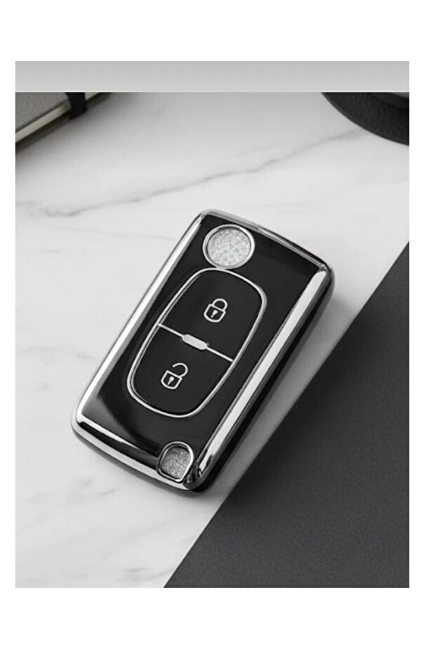 Case for Peugeot Citroen Partner 208 307 308 307 Berlingo C2 C3 C4 2 Buttons Black Silver