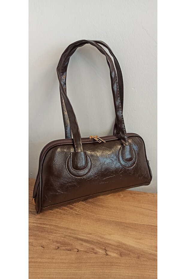 Brown Hand and Arm Bag