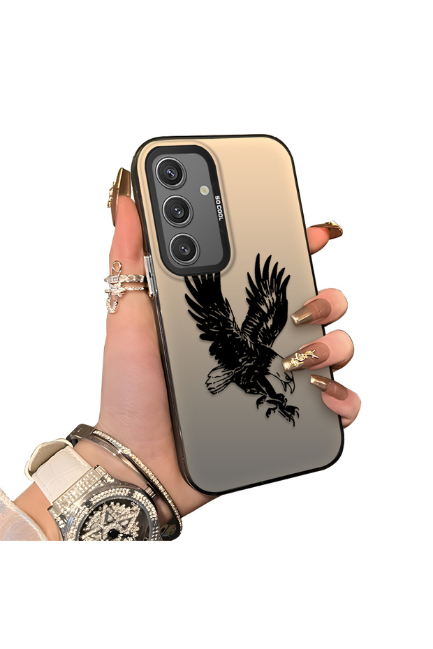 Samsung Galaxy S24 Compatible Eagle Case, Daily Use, Anti-Drop, Anti-Slip, Protects the Camera