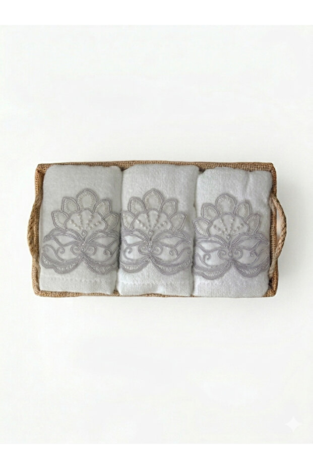 3-Piece Cotton Hand Towel Set