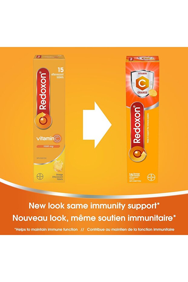 Orange Vitamin C Effervescent Tablets 15 Orange Effervescent Tablets