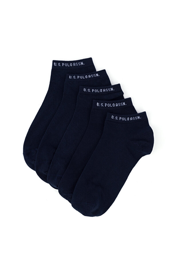 Men's 5-Piece Navy Blue Booties Socks 50258173-Vr033