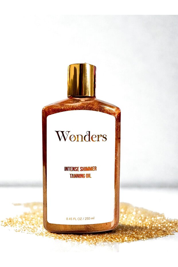 Intense Shimmer Tanning Oil | Glitter Bronzing Oil | Sun Tan Accelerator Body Oil UAE