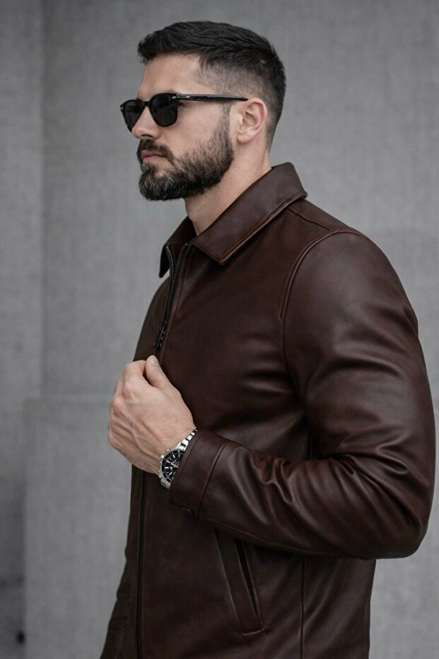 Trend Basic Lederjacke - 2