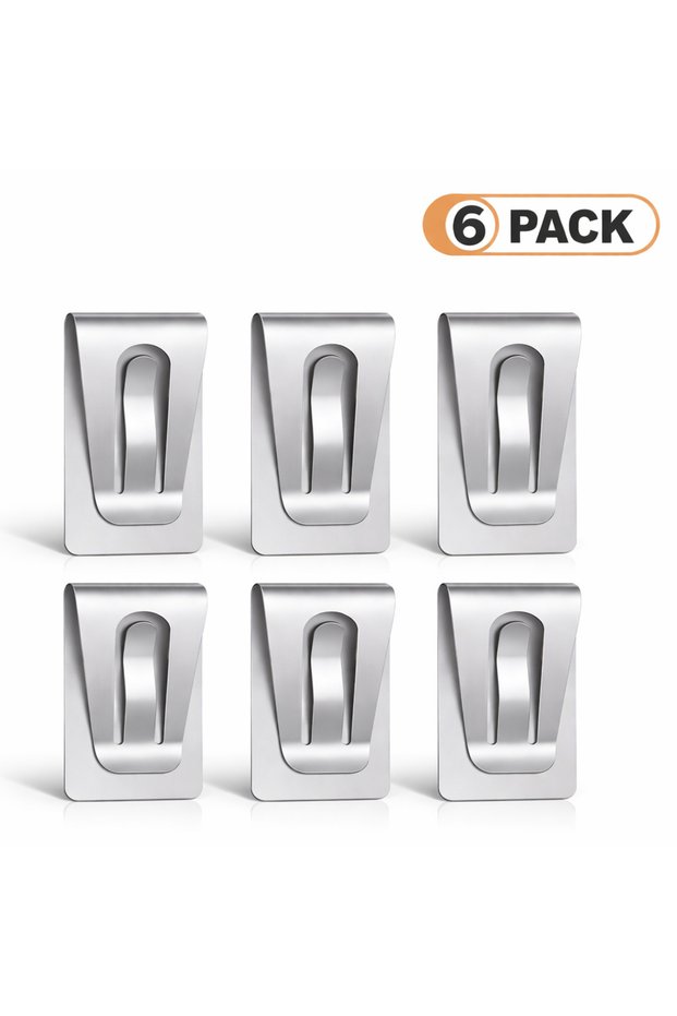 Stainless Steel Money Clip – Carry Cash and Credit Cards, Slim and Lightweight Design
