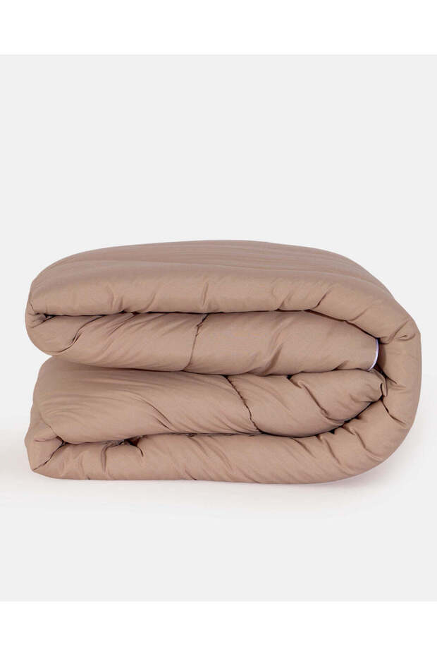 Beige Solid Comforter (King Size) - 6