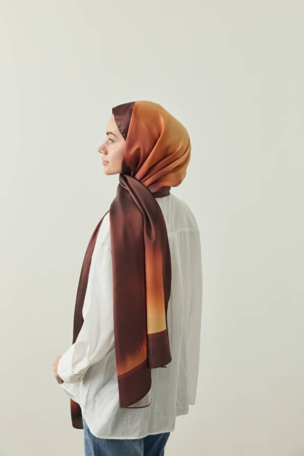 Luvira Pattern Twill Shawl - 3