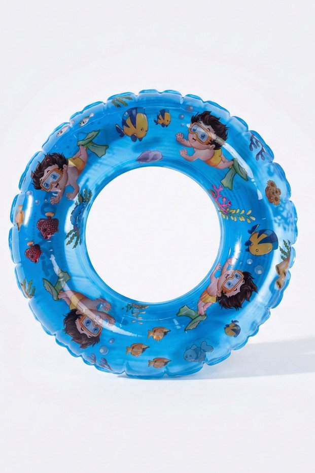 Diving Child Printed Sea Ring Children's Pool Ring Suitable for Girls and Boys, Sea Ring (51 cm)