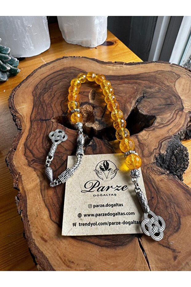 Citrine Natural Stone Zaza Prayer Beads