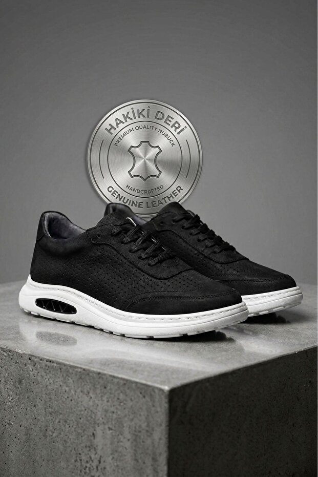 Core Genuine Nubuck Leather Men's Casual Sports Shoes