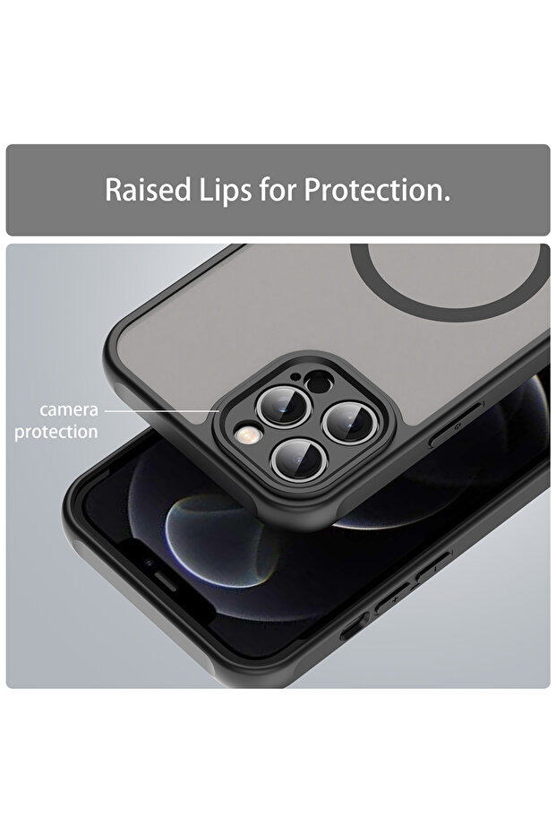 Case for iPhone 11 Pro Max, Techsuit, TPU, Black - 3