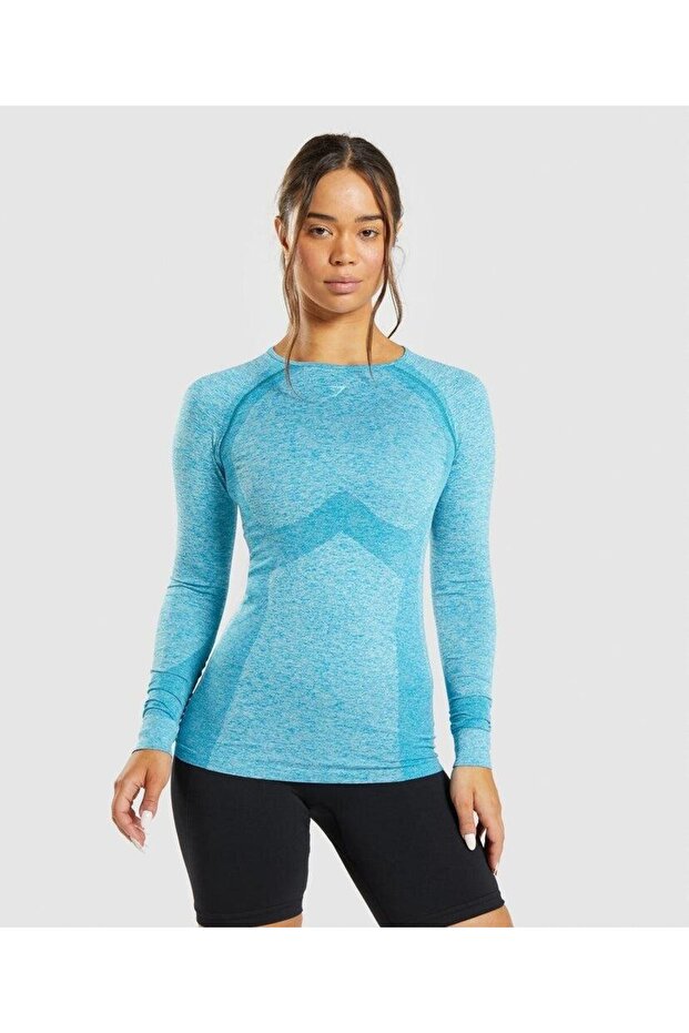 Gymshark Long Sleeve Bodysuit Turquoise