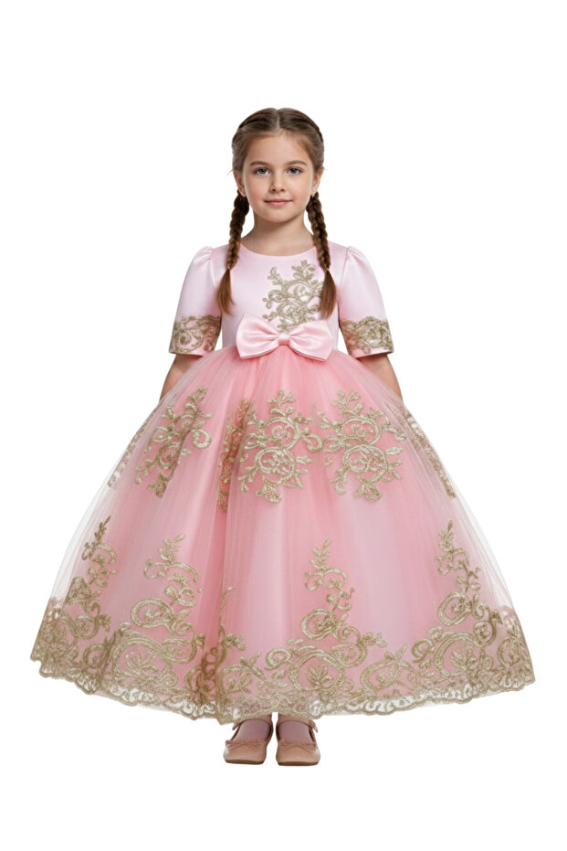 D' Daniela - Duchess Party Dress - Multicolor - 4Y to 12Y