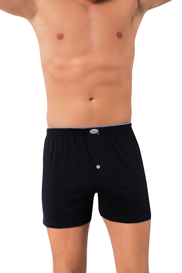 Men's 100% Cotton Towel Waistband 5-Piece Combed Cotton Shorts Boxer Briefs (with Socks as a Gift)
