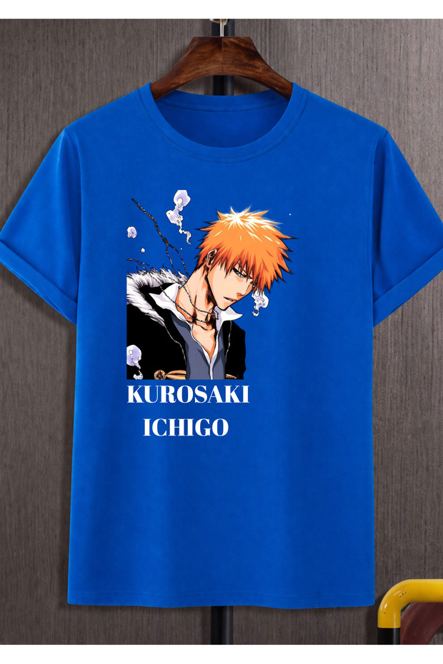 Ichigo Kurosaki Printed T-Shirt, Premium Quality Unisex Kids/Adult (with Surprise Gift)