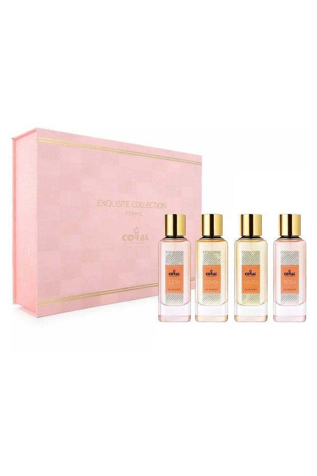 Coral Exquisite Femme Collection EDP Gift Set for Women – 4 × 45ml